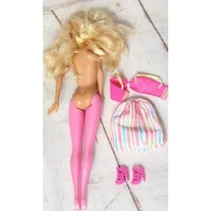 Mattel Toys 209 Mattel Barbie With 998 Head Blonde Hair Pink